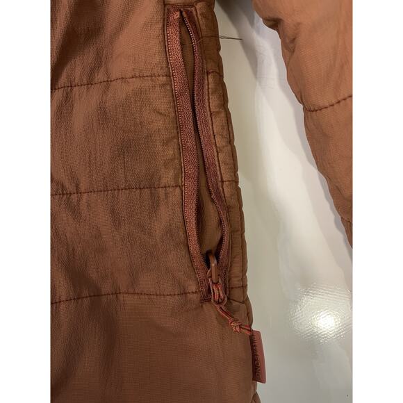 Billabong Adventure Division A/Div Women's M Peach Puffer Jacket Hooded Surf - Picture 3 of 6